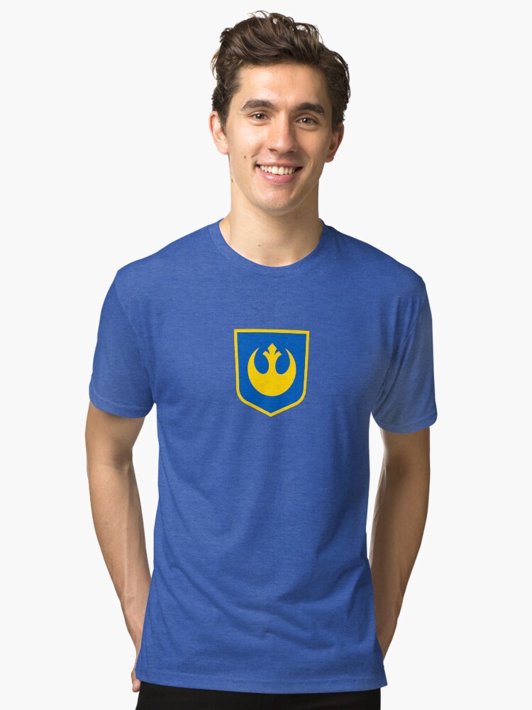 Alternate view of Alliance For a Free Ukraine Tri-blend T-Shirt