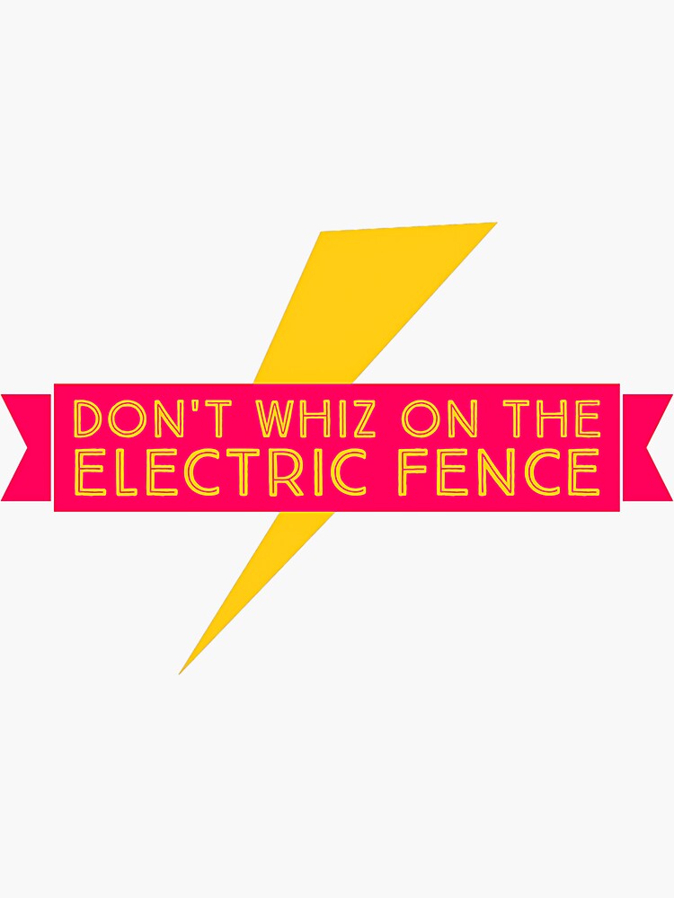 "Ren Stimpy Whiz on the Electric Fence" Sticker for Sale by WooWyyesa Redbubble