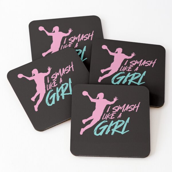Item preview, Girl Handball Player Handballer Ball Sports Coach Trainer designed and sold by TomGiantDesigns.