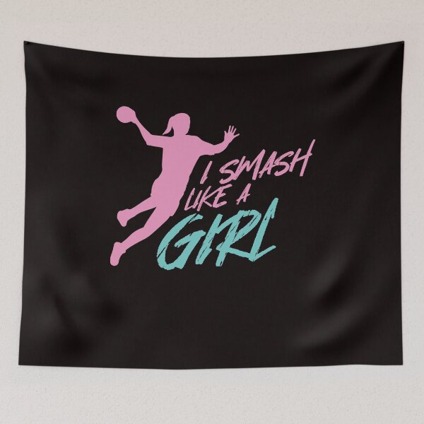 Item preview, Girl Handball Player Handballer Ball Sports Coach Trainer designed and sold by TomGiantDesigns.