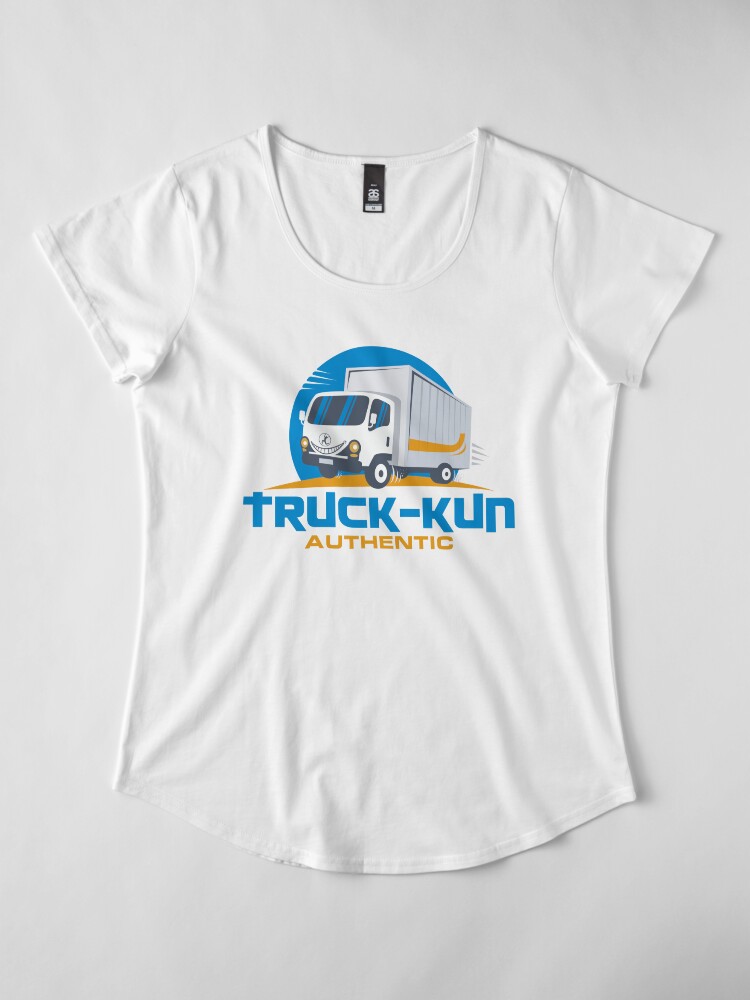 Alternate view of Truck-kun Authentic Premium Scoop T-Shirt