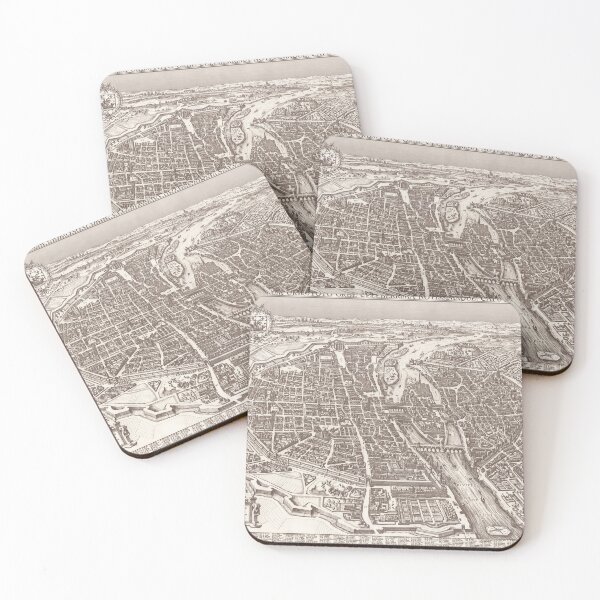 Item preview, Paris Old Map designed and sold by RiciPaneto.