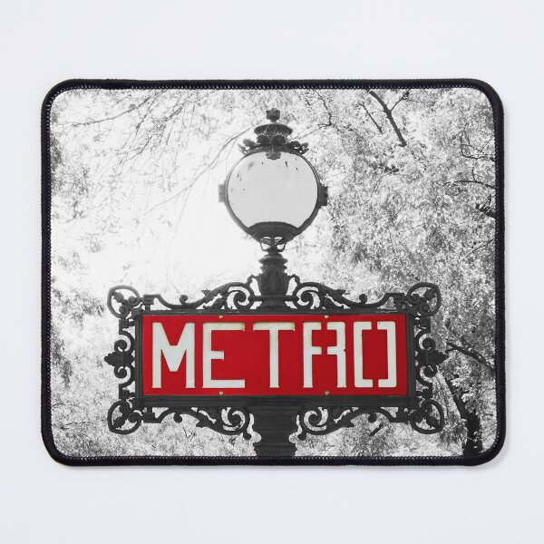 Item preview, Classic Old Metro Sign Paris designed and sold by CarolinaReina.