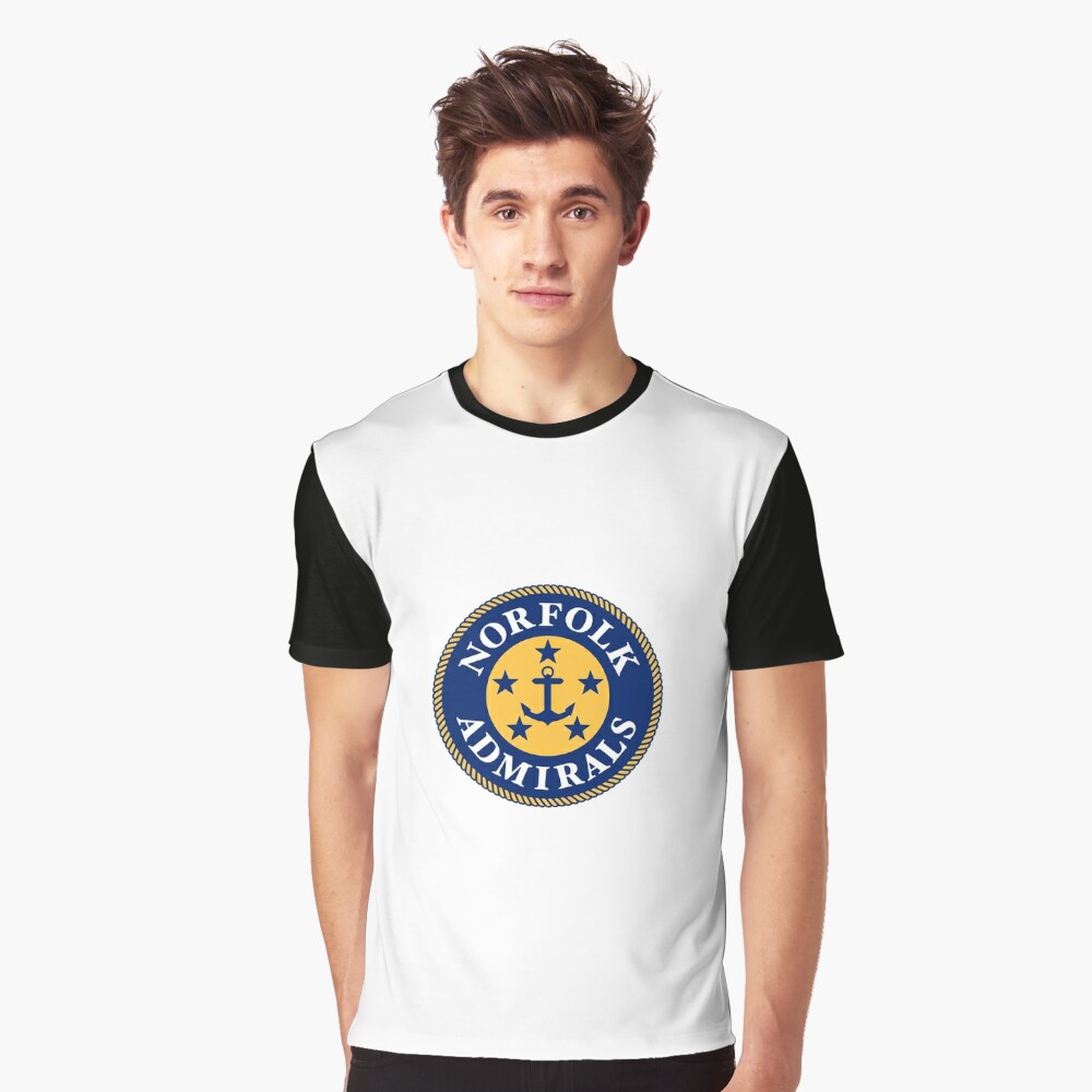 Norfolk Admirals Hockey Funny Logo Graphic Trending Unisex T-Shirt -  Beeteeshop