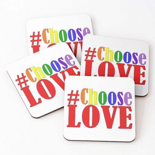 Item preview, Choose Love Rainbow designed and sold by MightyFineGoods.
