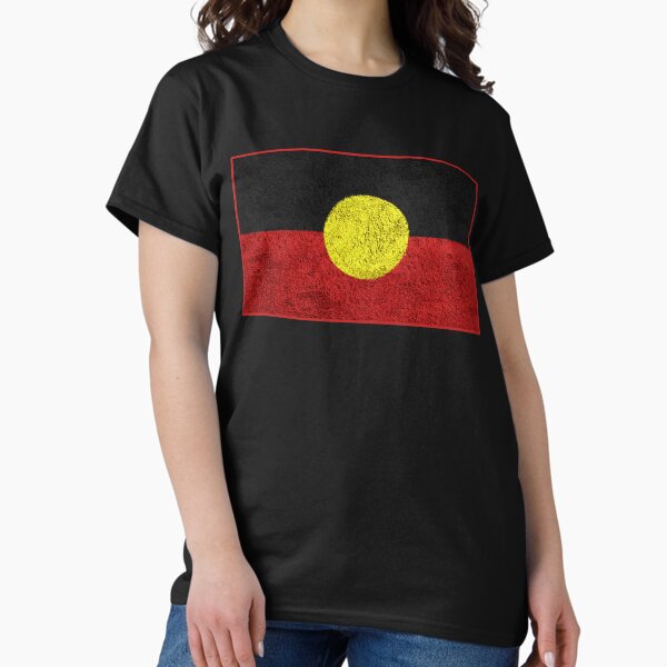 Aperçu de l'œuvre Drapeau aborigène en détresse actif créée et vendue par AnticvalleyVin.