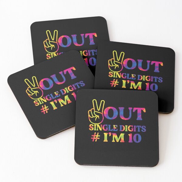 Item preview, Out Single Digits # I'm 10 Tie Dye designed and sold by Bjar Hani.