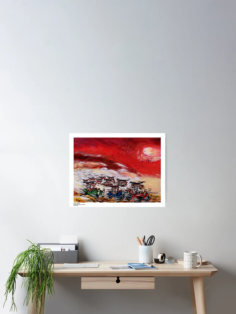Thumbnail 2 of 3, Poster, CATTLE DRIVE designed and sold by ROB51.