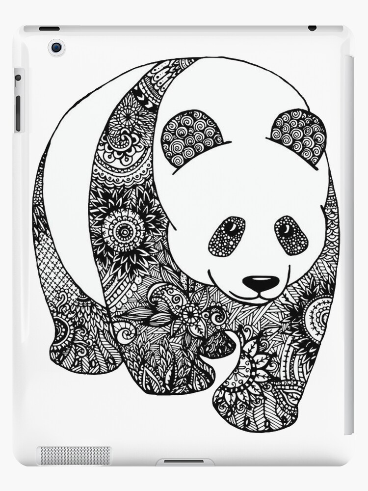Download Vinilos y fundas para iPad «Panda Mandala» de Neffvv ...