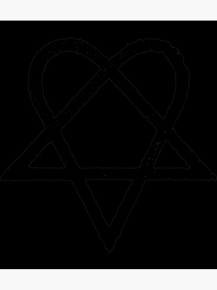Him Heartagram T-Shirt His Infernal Majesty with Crow Ville Valo main image 1