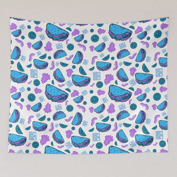 Item preview, Taco Tuesday Blue Hues designed and sold by ClaireyGee.