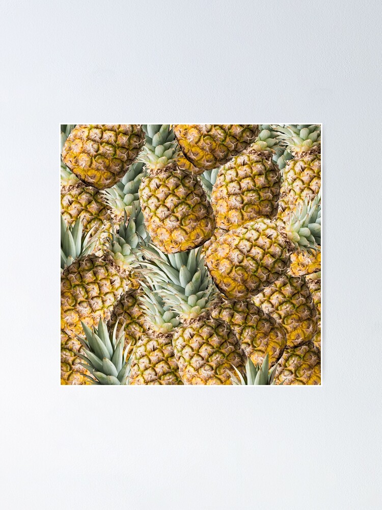 Pineapple | - lukassfr Collage Poster Redbubble Ananas\