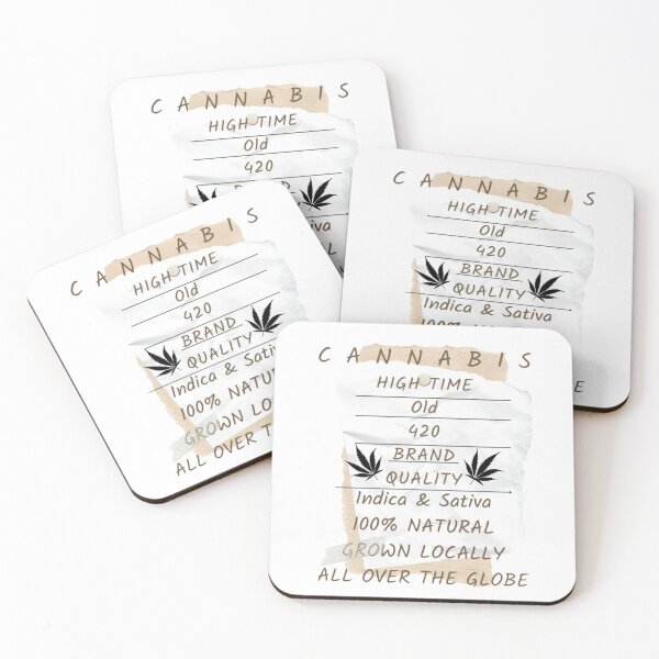 Item preview, Cannabis High Time old 420 Brand Quality Indica & Sativa designed and sold by BestDesignbySof.