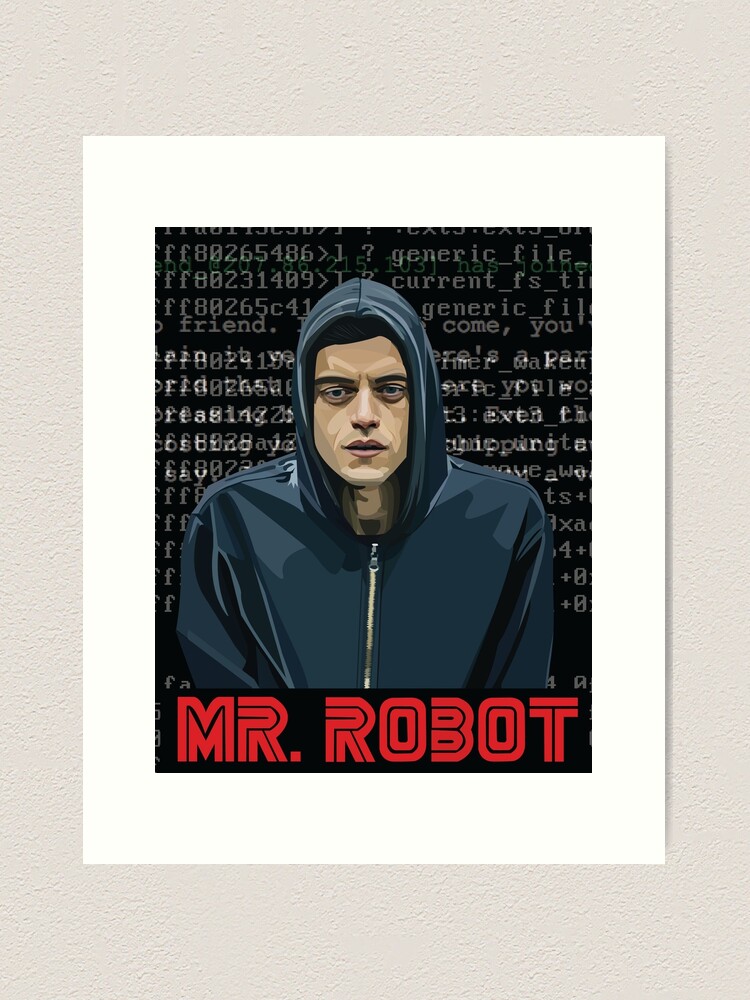 Elliot Mr. Robot Art Print