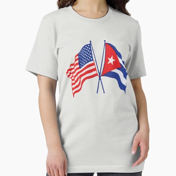 Item preview, American And Cuban Waving Flags designed and sold by Drewaw.