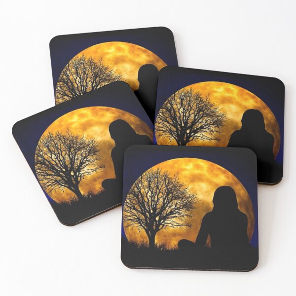 Item preview, Moon girl tree Art  designed and sold by BEAUTY ⭐⭐⭐⭐⭐.