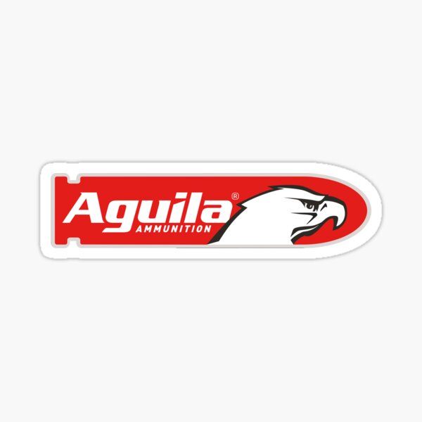 Aguila Ammo Black & Gold Shield Sticker Decal 