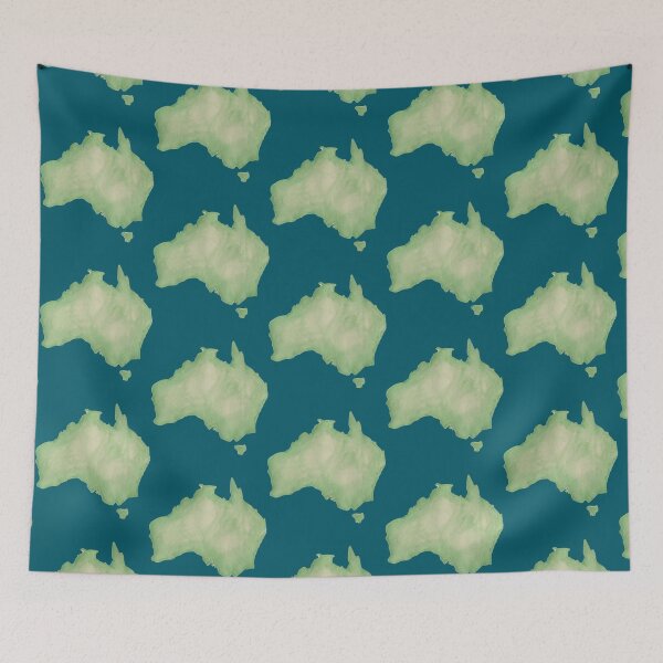 Item preview, Australian map   designed and sold by AnticvalleyVin.