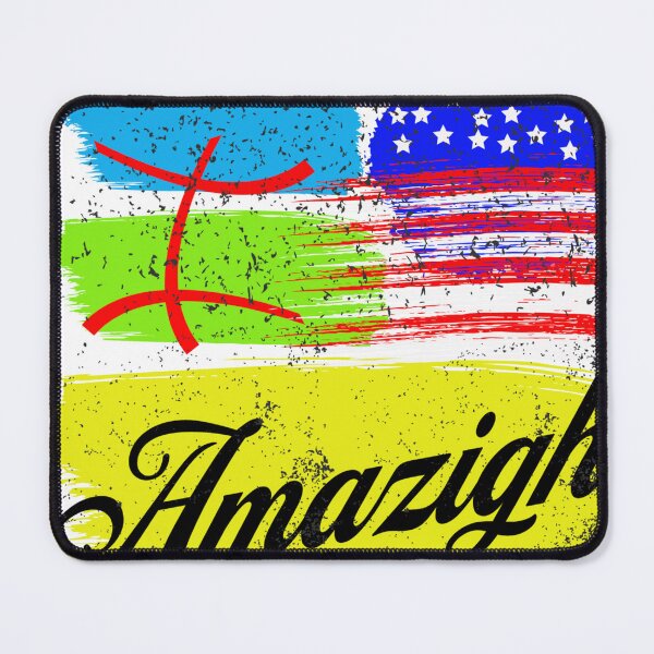 Item preview, American Grown Amazigh Roots American & Berber Amazigh Flag designed and sold by Tarikbouchmal.