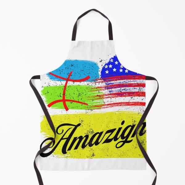 Item preview, American Grown Amazigh Roots American & Berber Amazigh Flag designed and sold by Tarikbouchmal.