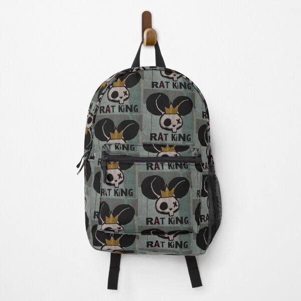 Item preview, The Rat King, a Mono Grunge Punk Rat Skull designed and sold by iscaStudioArt.