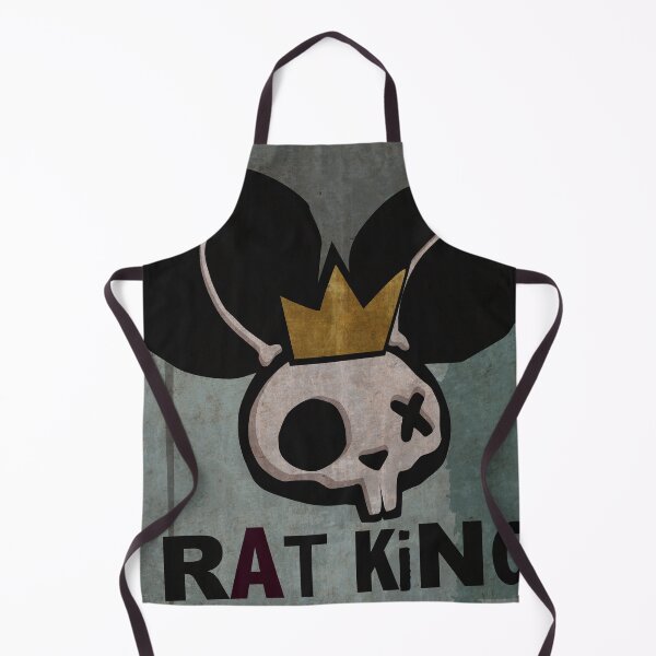 Item preview, The Rat King, a Mono Grunge Punk Rat Skull designed and sold by iscaStudioArt.