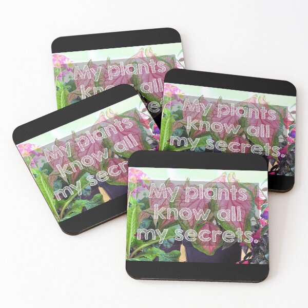 Item preview, My plants know all my secrets designed and sold by Alltooclose.