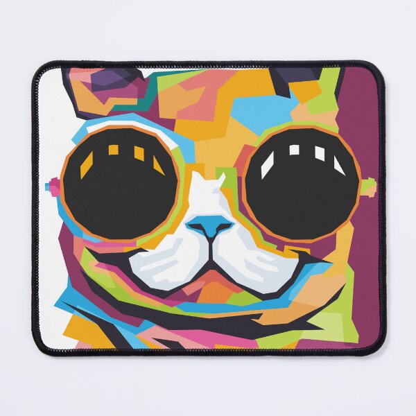 Item preview, ' Goggle eyed kitty ' designed and sold by MARYMAXMAC.