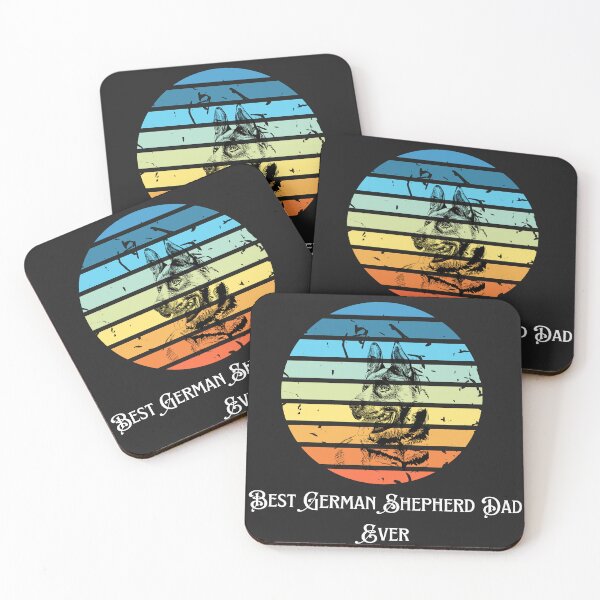Item preview, Best German Shepherd Dog Ever. Vintage retro German Shepherd sunset. designed and sold by Doggymadness.