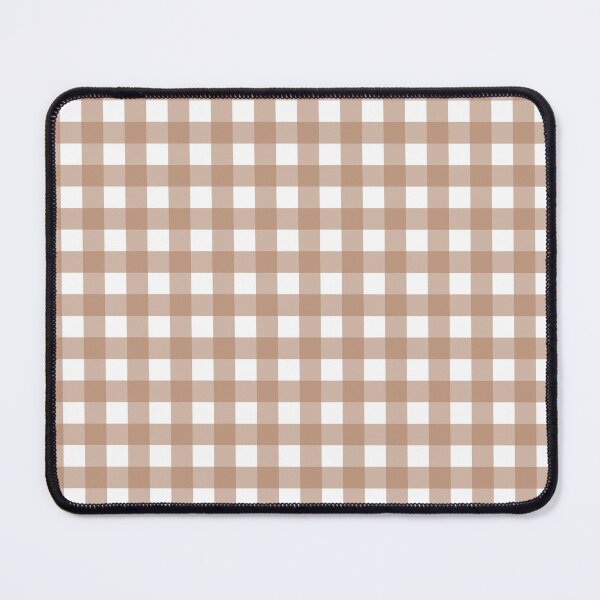 Item preview, brown gingham patterned designed and sold by ImagineKaye.