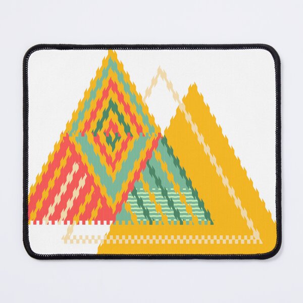 Item preview, Overlapped Triangle shape abstract fusion graphic art designed and sold by ABeeSees.