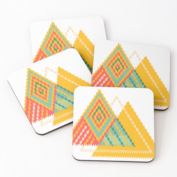 Item preview, Overlapped Triangle shape abstract fusion graphic art designed and sold by ABeeSees.