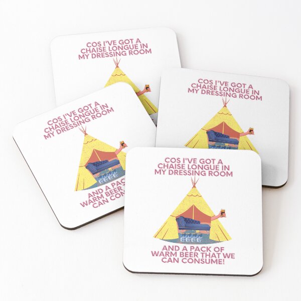 Item preview, Wet Leg Chaise Longue in a Festival Tent - Glastonbury Camping Indie Music Gig Glasto Design designed and sold by raretshirtsuk.