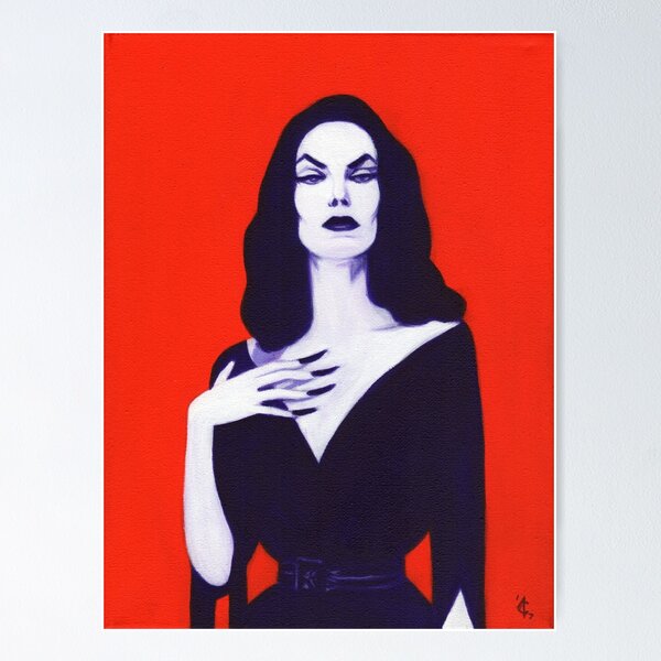 Item preview, Vampira designed and sold by Spooky Hokum.