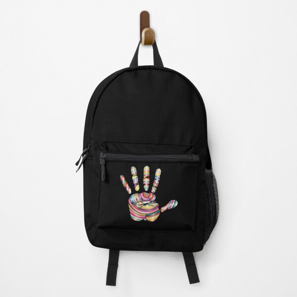 Item preview, Hand Multi Colour Print Surreal Palm Fingers designed and sold by stuartsemporium.