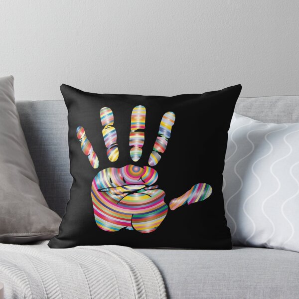 Item preview, Hand Multi Colour Print Surreal Palm Fingers designed and sold by stuartsemporium.