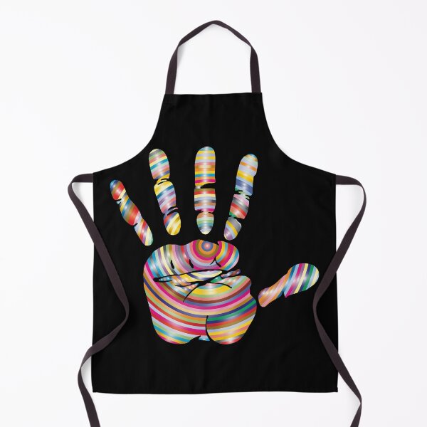 Item preview, Hand Multi Colour Print Surreal Palm Fingers designed and sold by stuartsemporium.