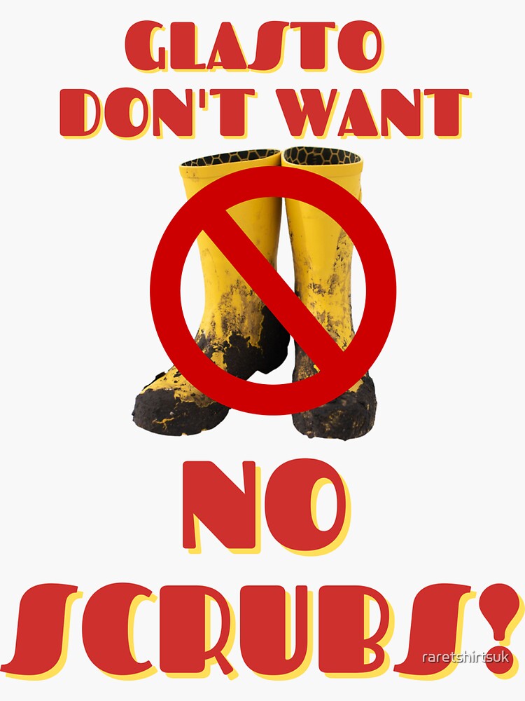 "Glasto Don't Want No Scrubs! (TLC) Funny Muddy Wellies Wordplay