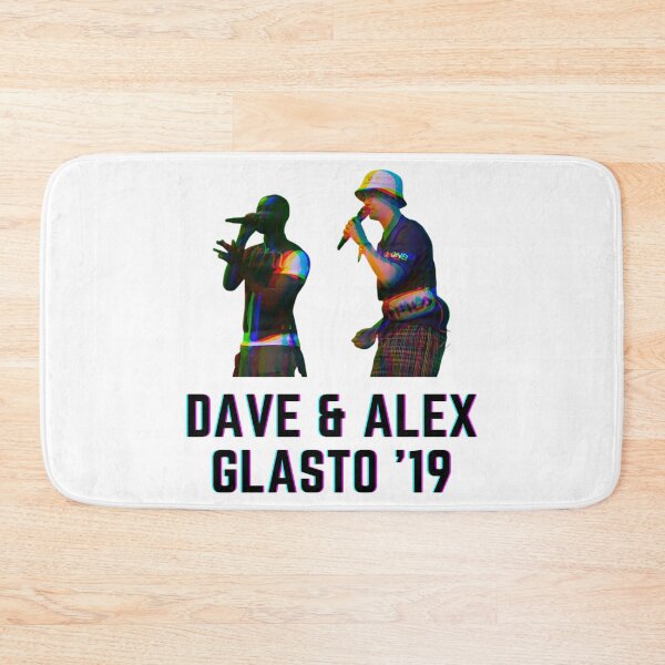 Item preview, Dave & Alex Glasto 2019 - Santandave Santan Festival Glastonbury Music Gig Grime UK Rap Rapper Design designed and sold by raretshirtsuk.