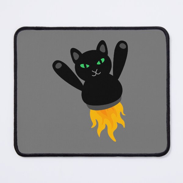 Item preview, Black Rocket Cat designed and sold by XOOXOO.