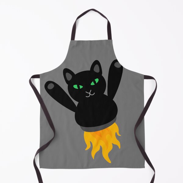 Item preview, Black Rocket Cat designed and sold by XOOXOO.