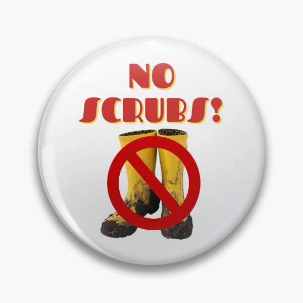 Item preview, No Scrubs! Muddy Wellies (TLC) - Funny Wordplay Festival Glastonbury Glasto Camping Tent Design designed and sold by raretshirtsuk.