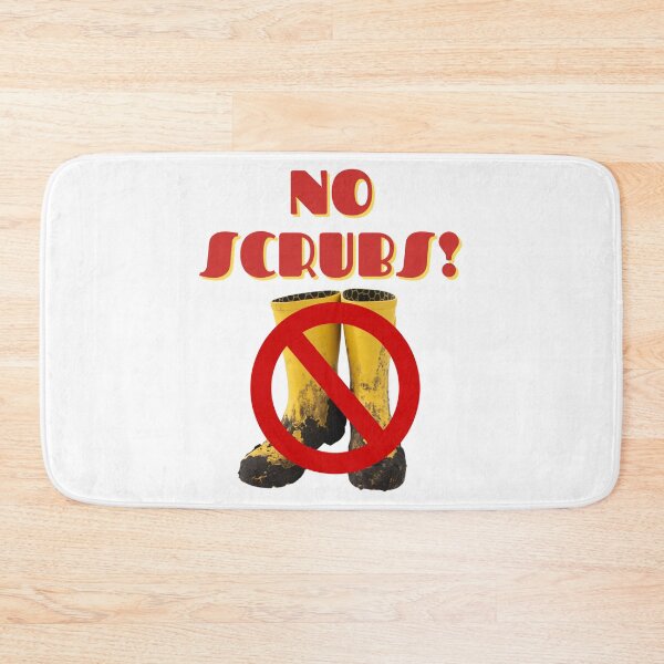 Item preview, No Scrubs! Muddy Wellies (TLC) - Funny Wordplay Festival Glastonbury Glasto Camping Tent Design designed and sold by raretshirtsuk.
