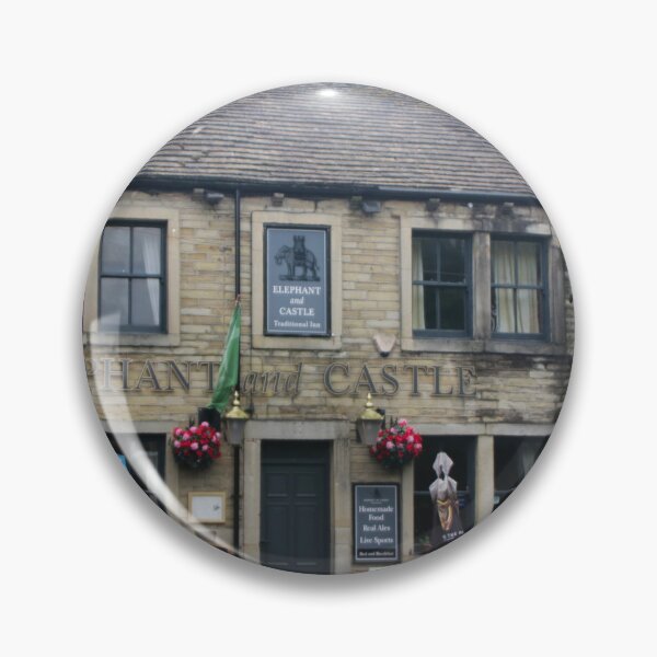 Item preview, Elephant and Castle Pub - Holmfirth, West Yorkshire  designed and sold by BritishYank.