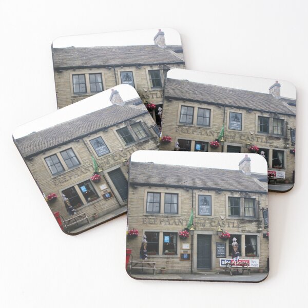 Item preview, Elephant and Castle Pub - Holmfirth, West Yorkshire  designed and sold by BritishYank.