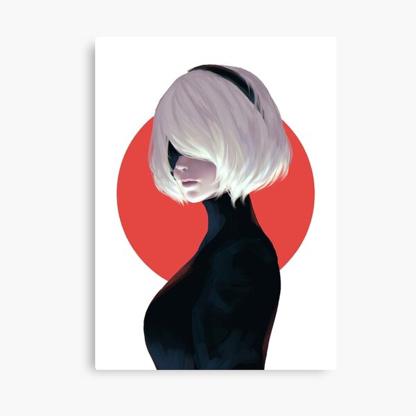 Nier automata 2B Canvas Print