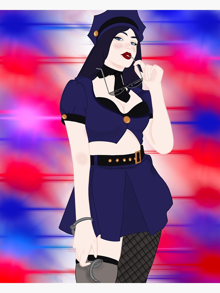 Officer Cait Sticker For Sale By Valentinecurios Redbubble