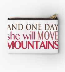 She Will Move Mountains Studio Pouch