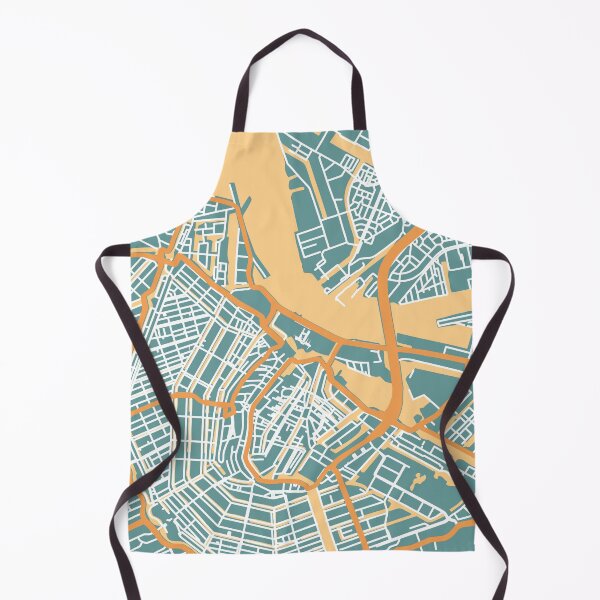 Item preview, Amsterdam street map shirt designed and sold by DimDom.