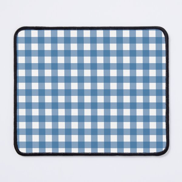 Item preview, blue gingham patterned designed and sold by ImagineKaye.